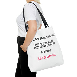 Isn't It Neat Tote Bag - Ultimate Farmer's Market Bag with Black Straps