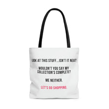 Load image into Gallery viewer, Isn&#39;t It Neat Tote Bag - Ultimate Farmer&#39;s Market Bag with Black Straps