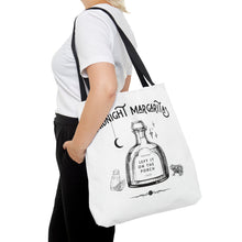 Load image into Gallery viewer, Practical Magic Tote for Fall - Midnight Margaritas Tote Bag - Canvas Tote for Farmer&#39;s Markett &amp; SHopping, Basic Witch, Fairy Core, Cute Fall Accessories