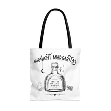 Load image into Gallery viewer, Practical Magic Tote for Fall - Midnight Margaritas Tote Bag - Canvas Tote for Farmer&#39;s Markett &amp; SHopping, Basic Witch, Fairy Core, Cute Fall Accessories