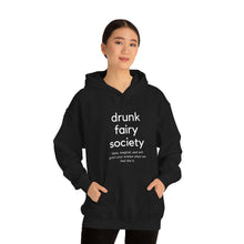 Load image into Gallery viewer, Drunk Fairy Society Official Hooded Sweatshirt