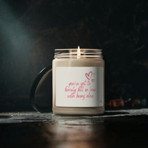 Fiercely Fall In Love Scented Soy Candle, 9oz for Home, Bedroom, Office, or Kitchen this Valentine's Day