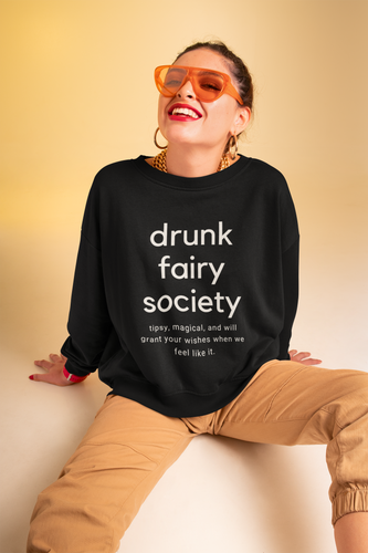 The Official Drunk Fairy Society Crewneck Sweatshirt